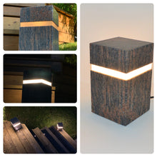 Lade das Bild in den Galerie-Viewer, Stein-Cube-Leuchten aus Granit - Stein Ambiente