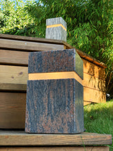 Lade das Bild in den Galerie-Viewer, Stein-Cube-Leuchten aus Granit - Stein Ambiente